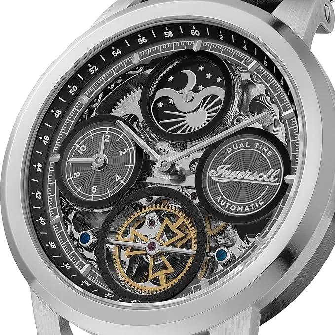Ingersoll Automatic Black Dial with Lifetime Warranty Analog Watch - for Men I16001