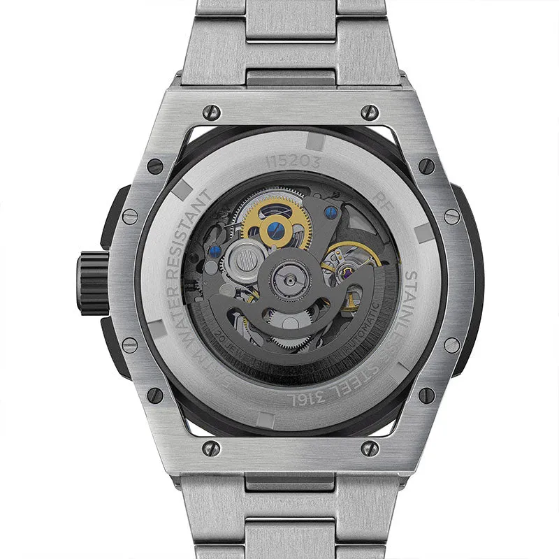 Ingersoll Automatic Black Skeleton Dial Analog Men's Watch - I15203