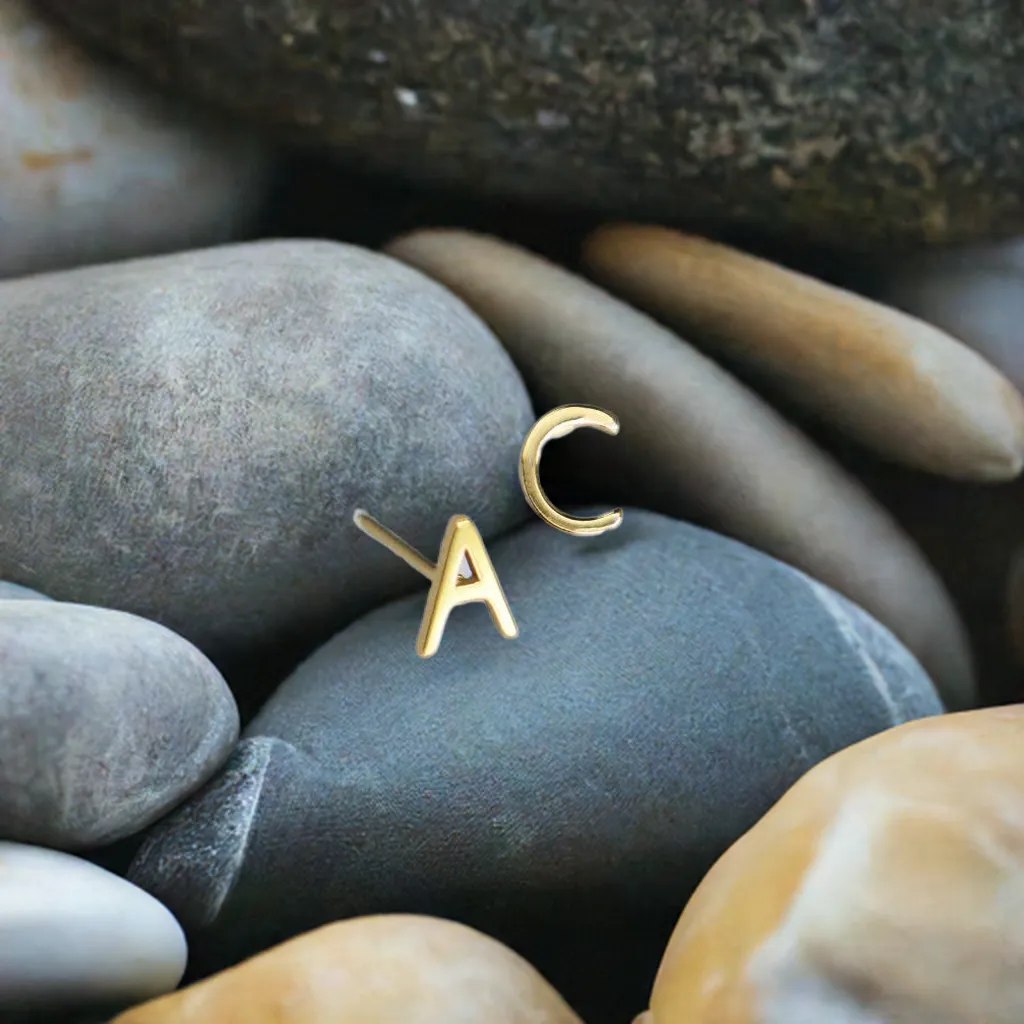 Initial Earrings