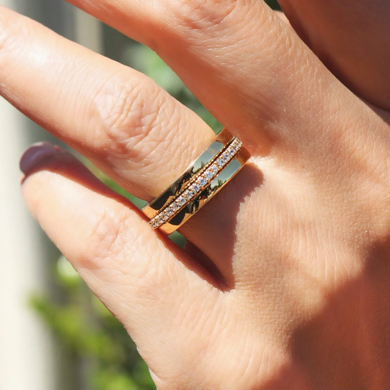Insert Stack Layered Rings