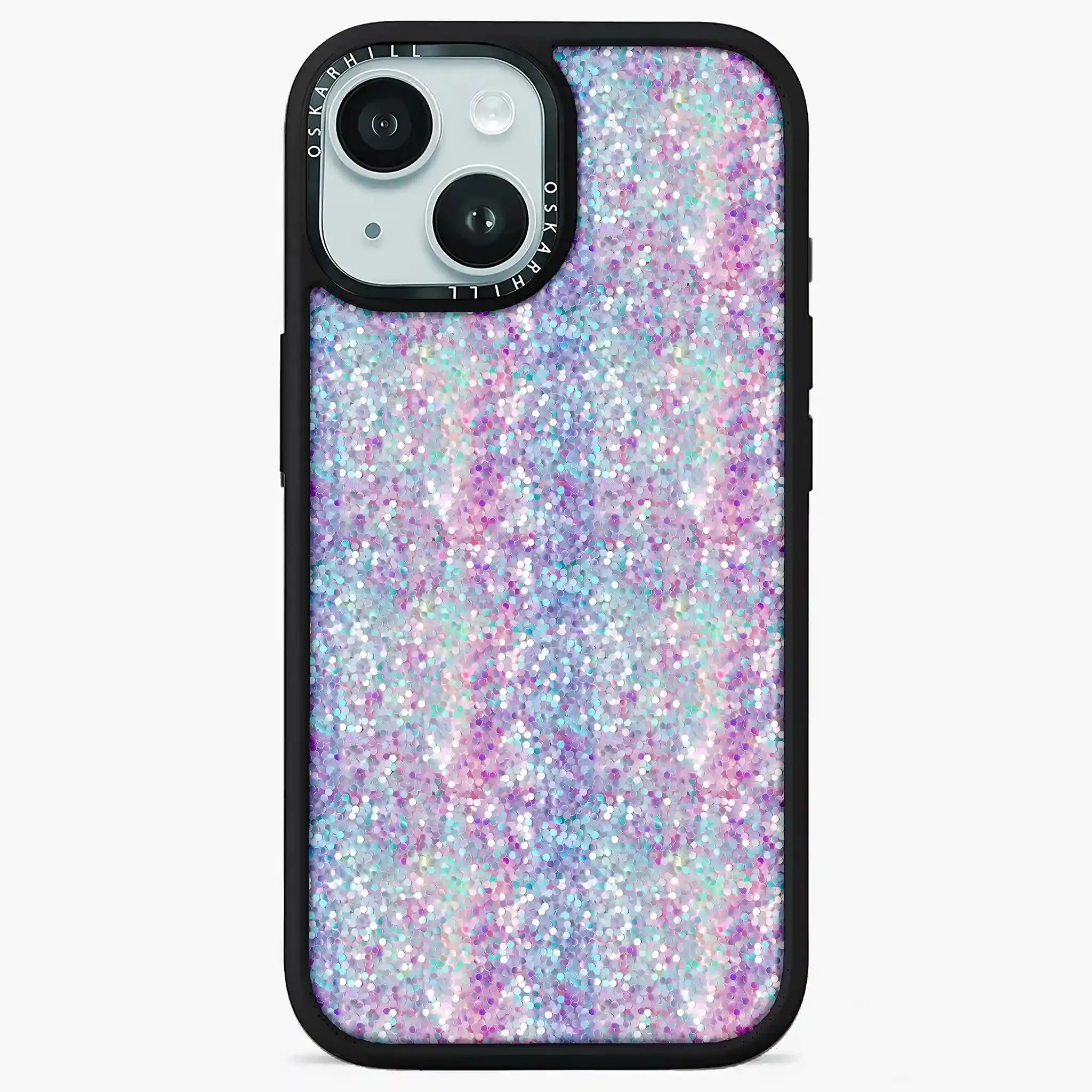 iPhone 15 Plus Case Elite — Pastel Purple-Blue Glitter