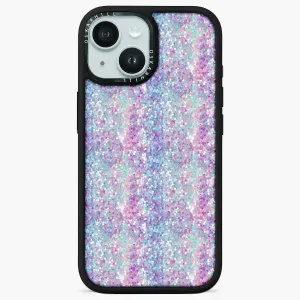 iPhone 15 Plus Case Elite — Pastel Purple-Blue Glitter