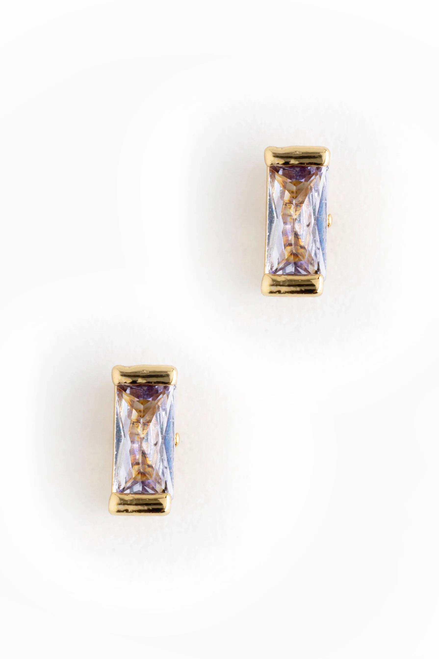 June Lavender Stud Earrings