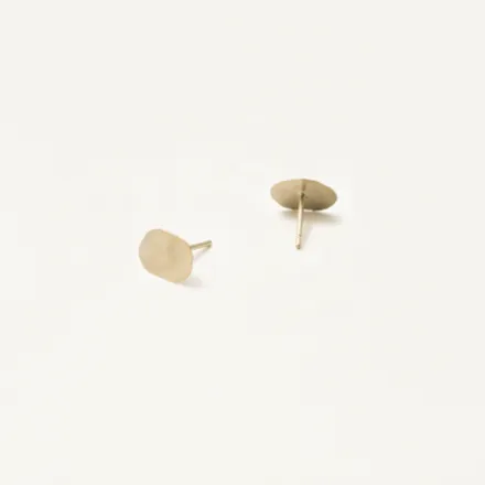 Kathleen Whitaker 14k Foil Stud Earring