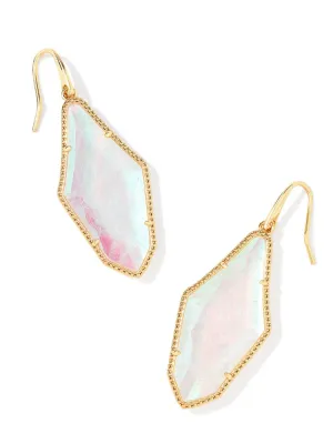 Kendra Scott Evelyn Drop Earring - Gold & Crystal Dichroic