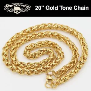 Kentucky Rain - Big, Bold & Heavy Gold Tone Chain (n022)