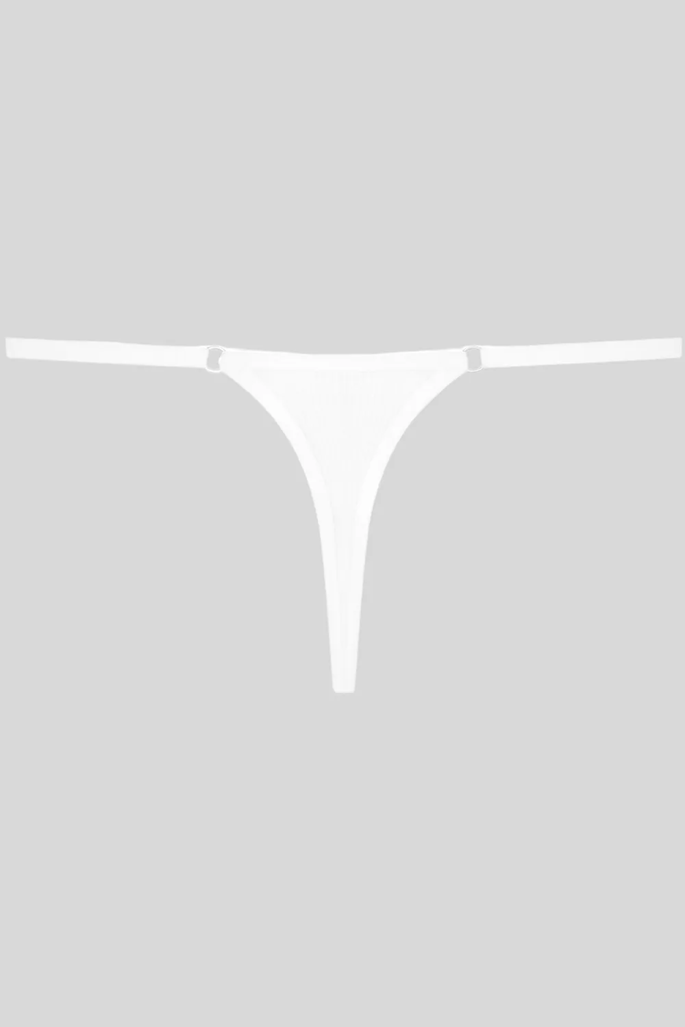 La Femme Amazone Mini Thong White