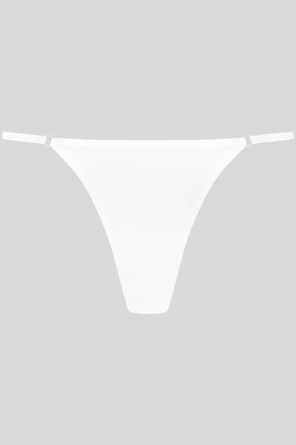 La Femme Amazone Mini Thong White