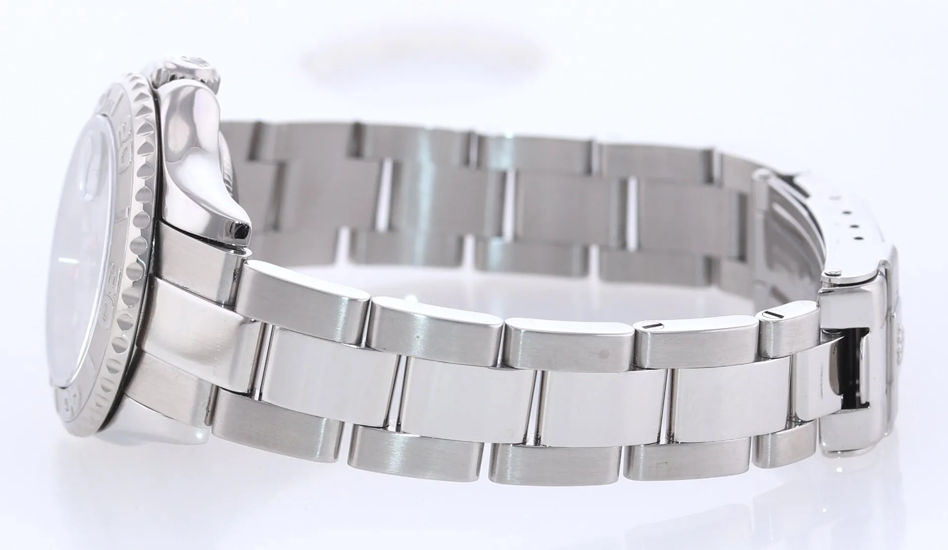 Ladies Rolex Yacht-Master 169622 Steel Platinum Dial Rolesium 29mm Watch Box