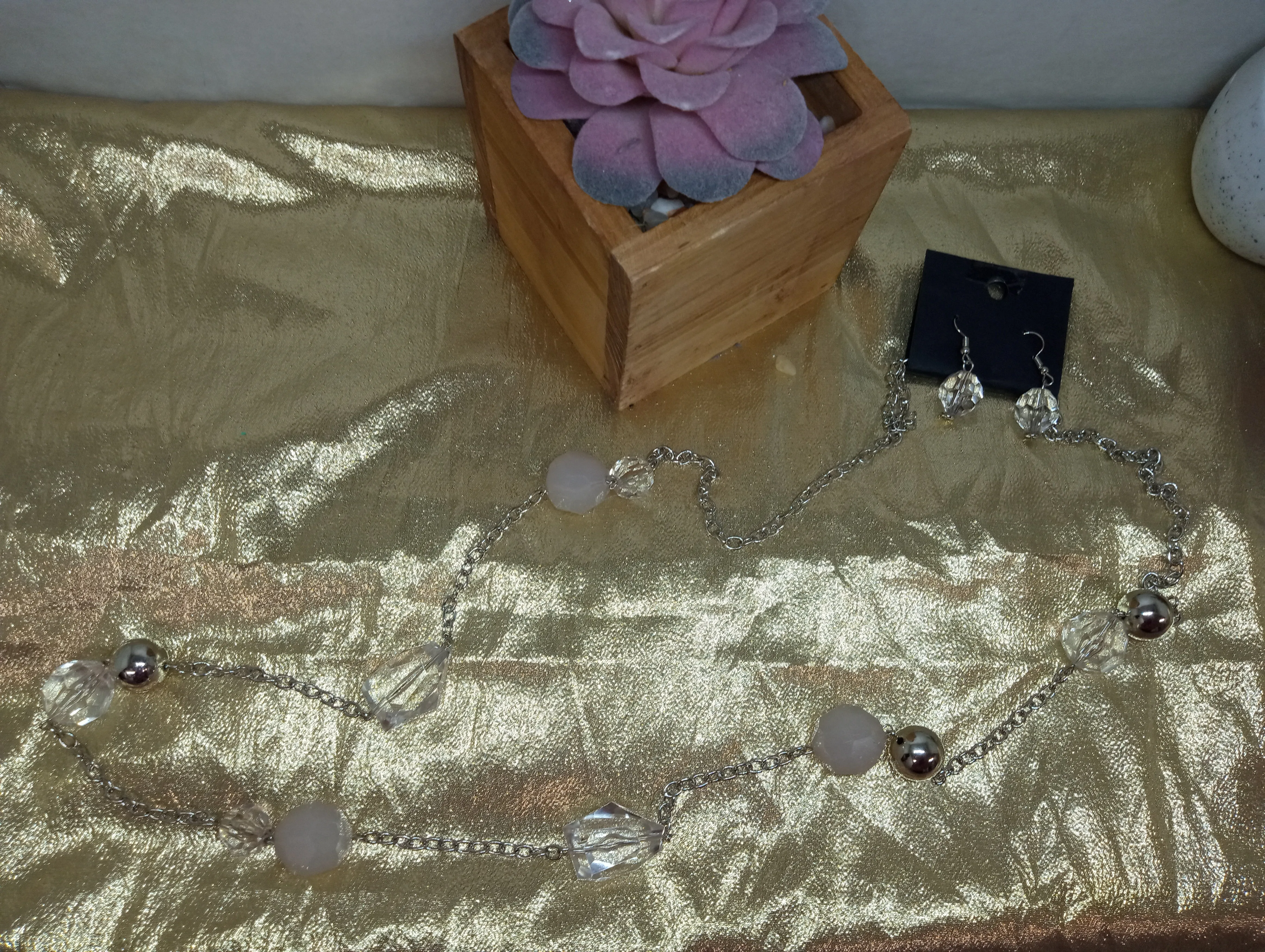 Long Necklaces and Earring Set