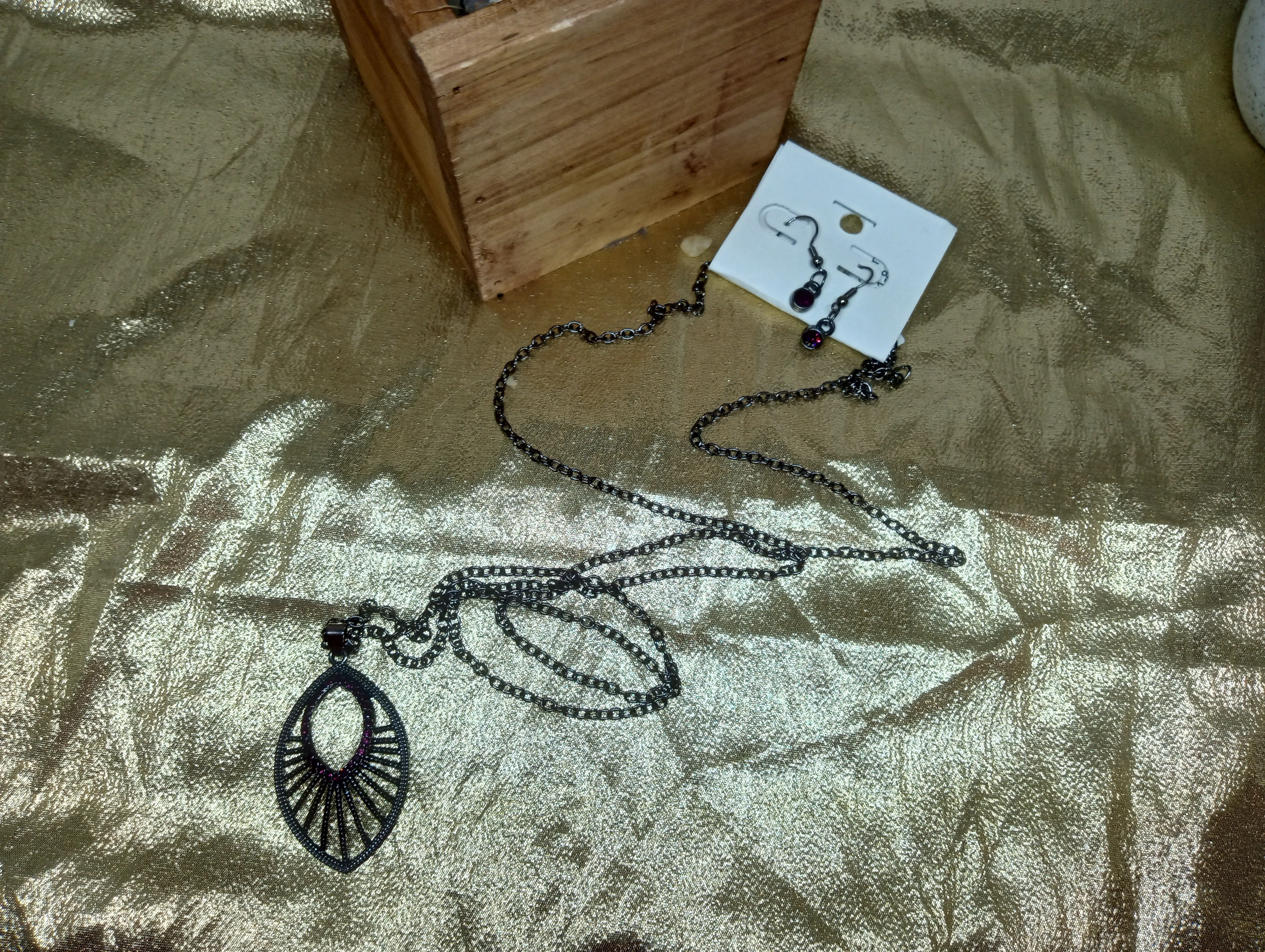 Long Necklaces and Earring Set