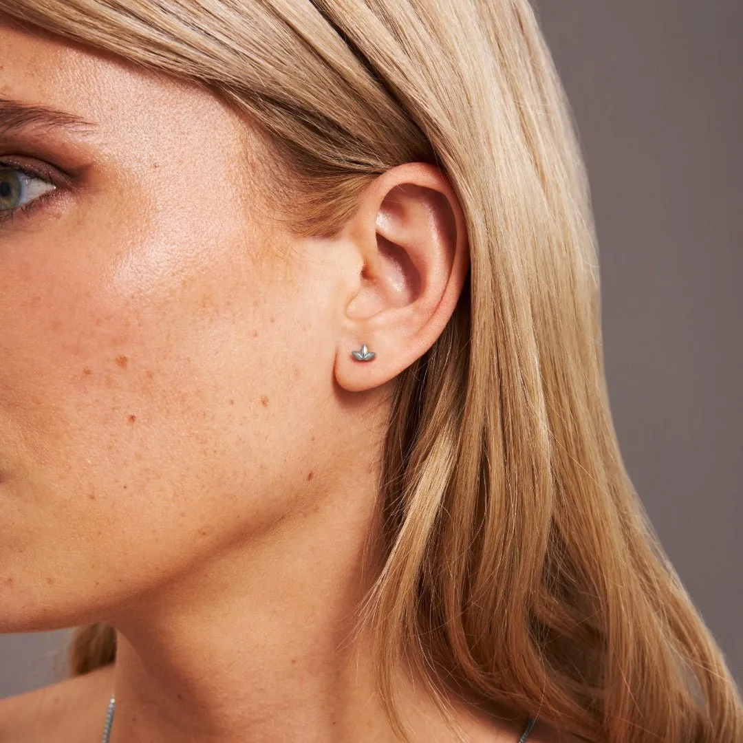 Lotus Stud Earrings