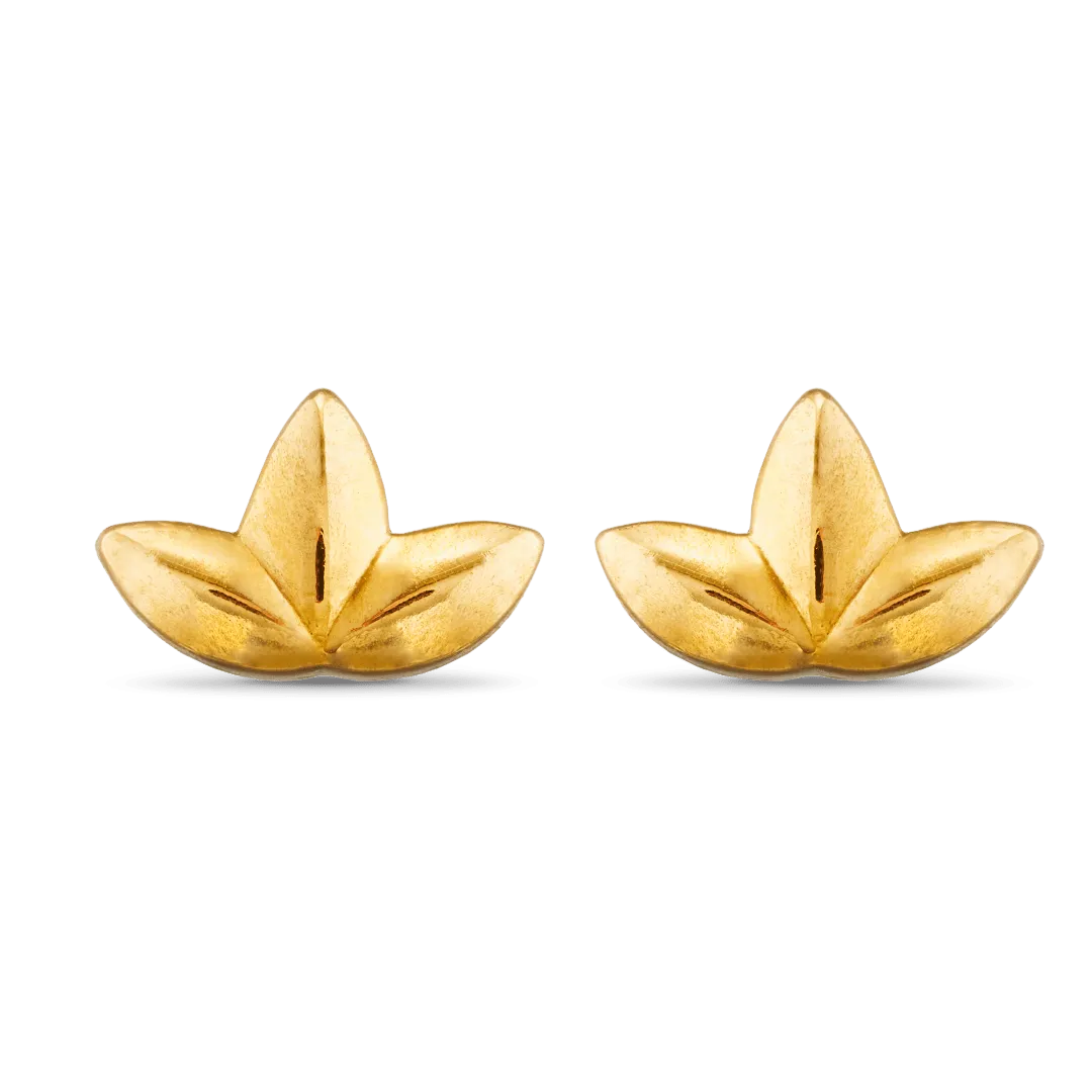 Lotus Stud Earrings