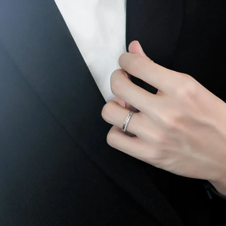 Love Couple Bands | Pure Certified Silver