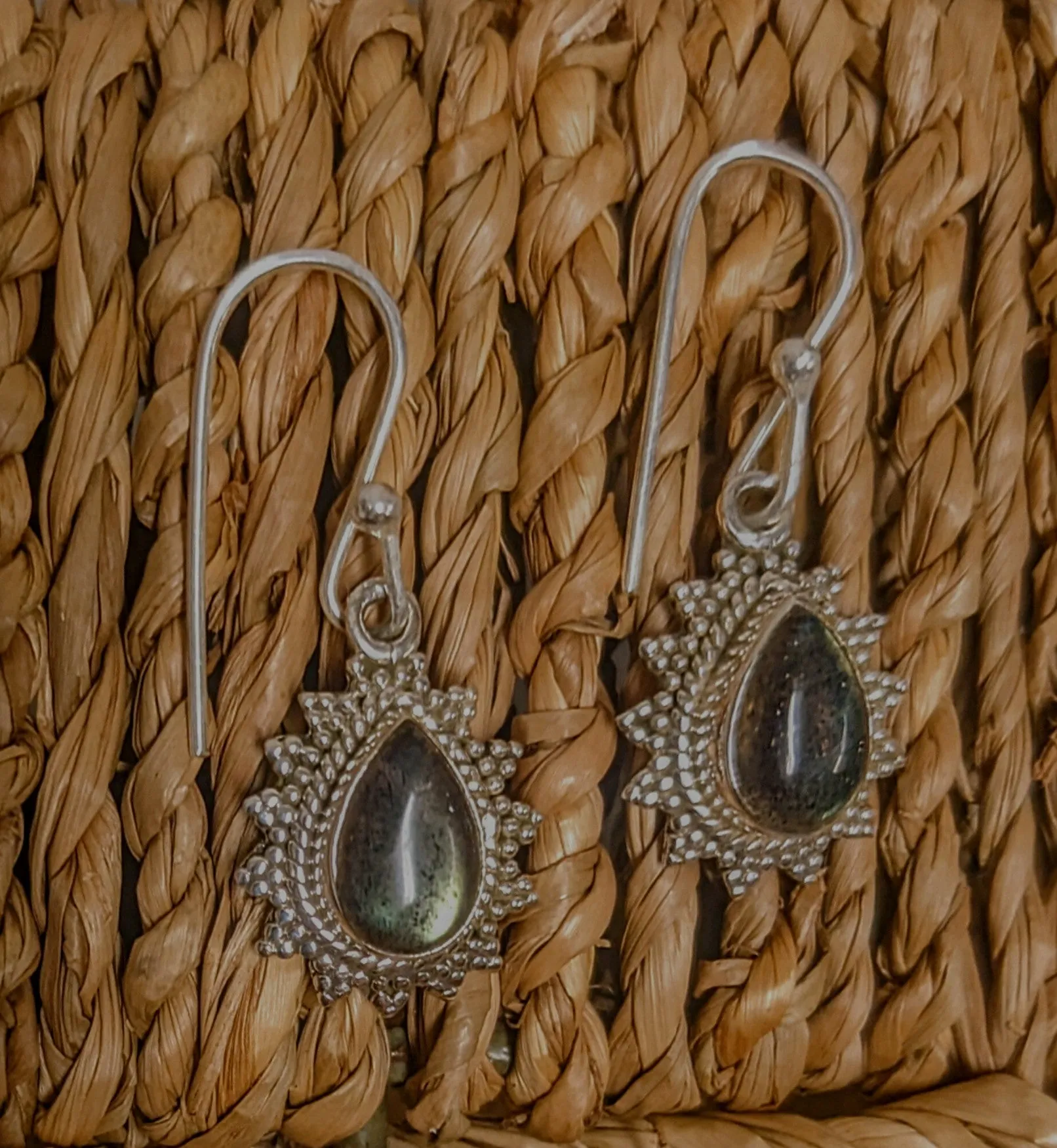 Lovely Labradorite Drop Earrings