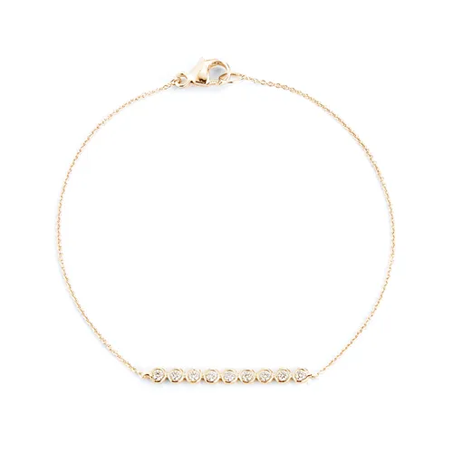 Lulu Jack Bar Bracelet in Yellow Gold