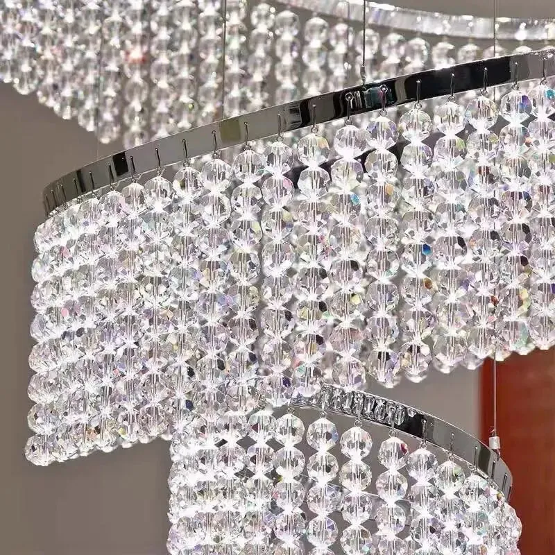 Luxury Crystal Grand Staircase Chandelier