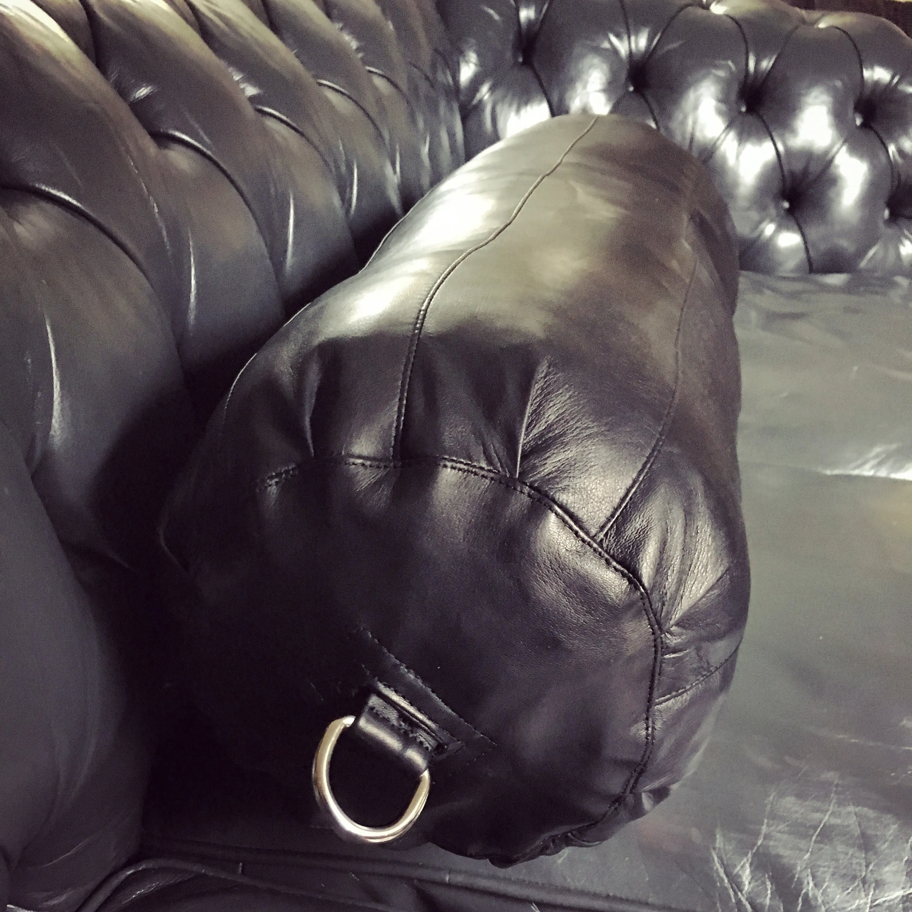 Luxury Leather Bolster Cushion