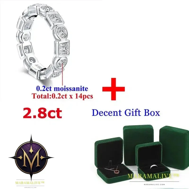 Luxury Moissanite Diamond Rings for Women - Stunning Jewelry