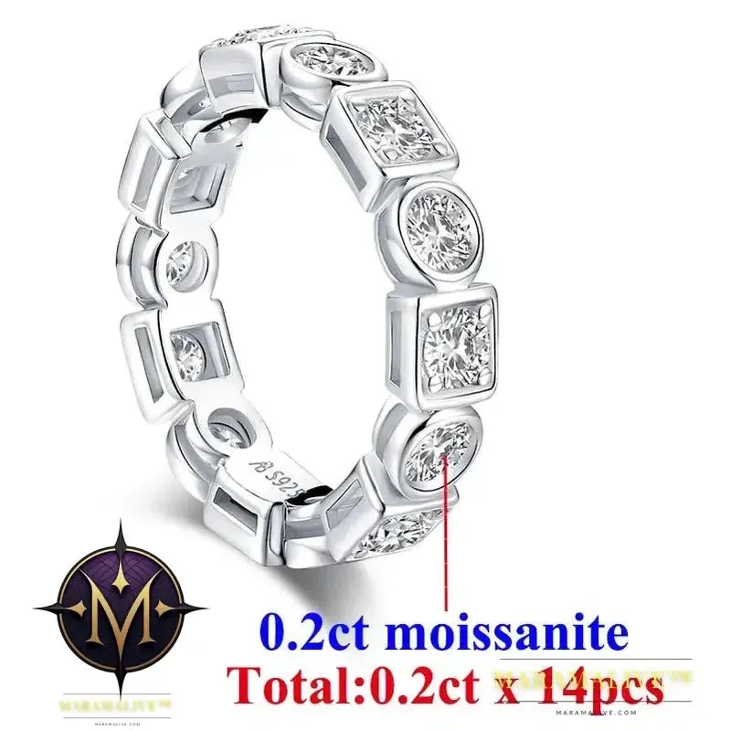 Luxury Moissanite Diamond Rings for Women - Stunning Jewelry