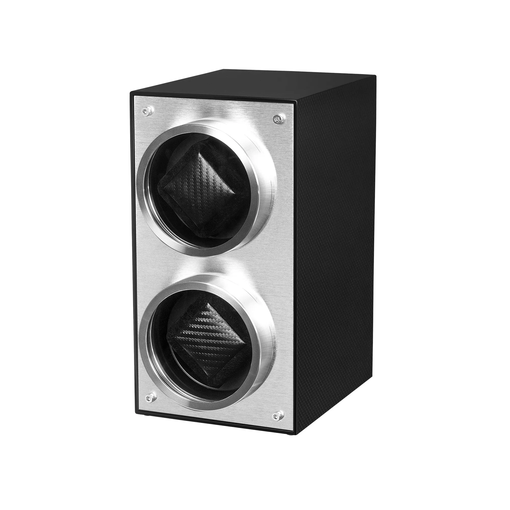Mainspring Raceday Flemington Dual Slot Watch Winder Asphalt Black