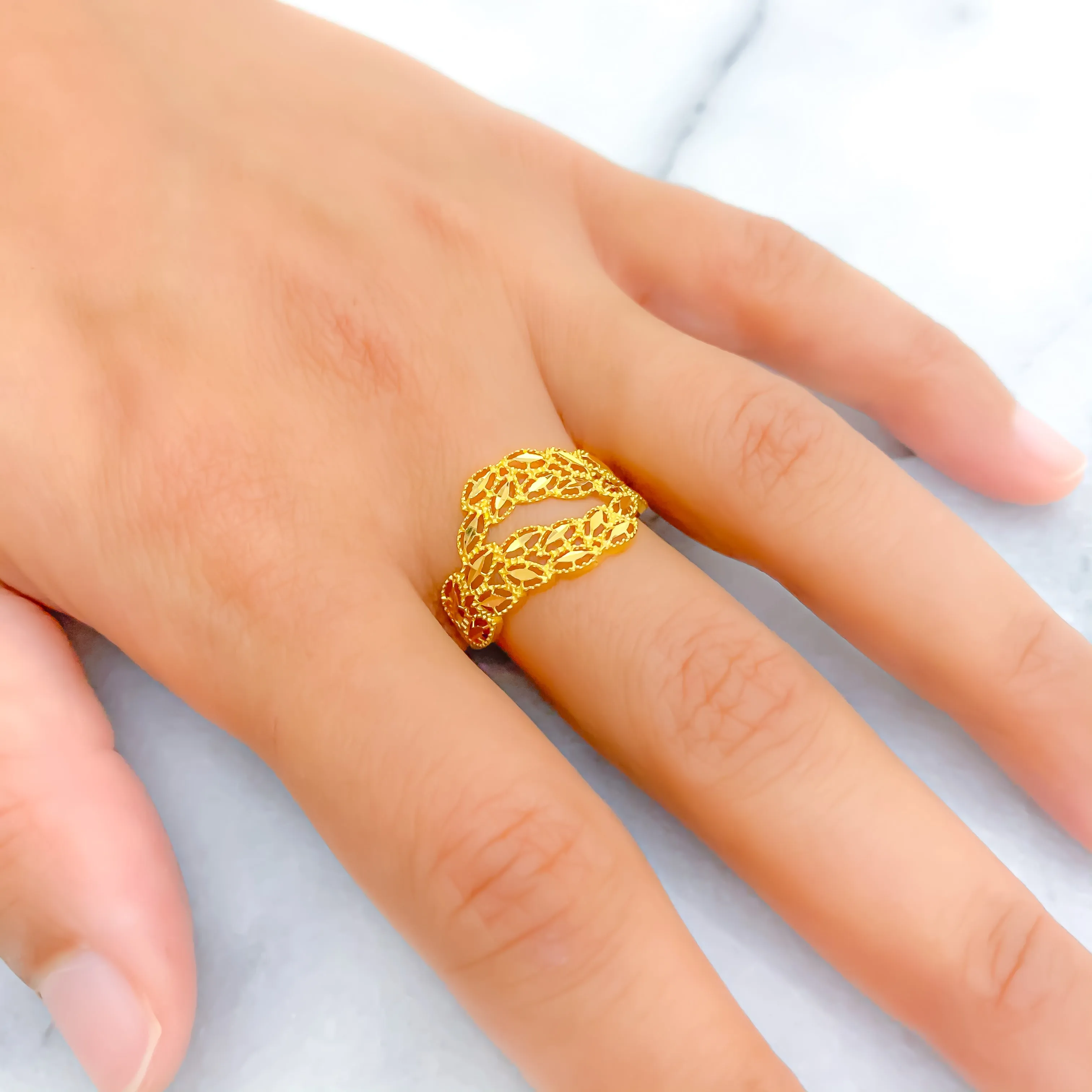 Majestic Refined 22k Gold Ring