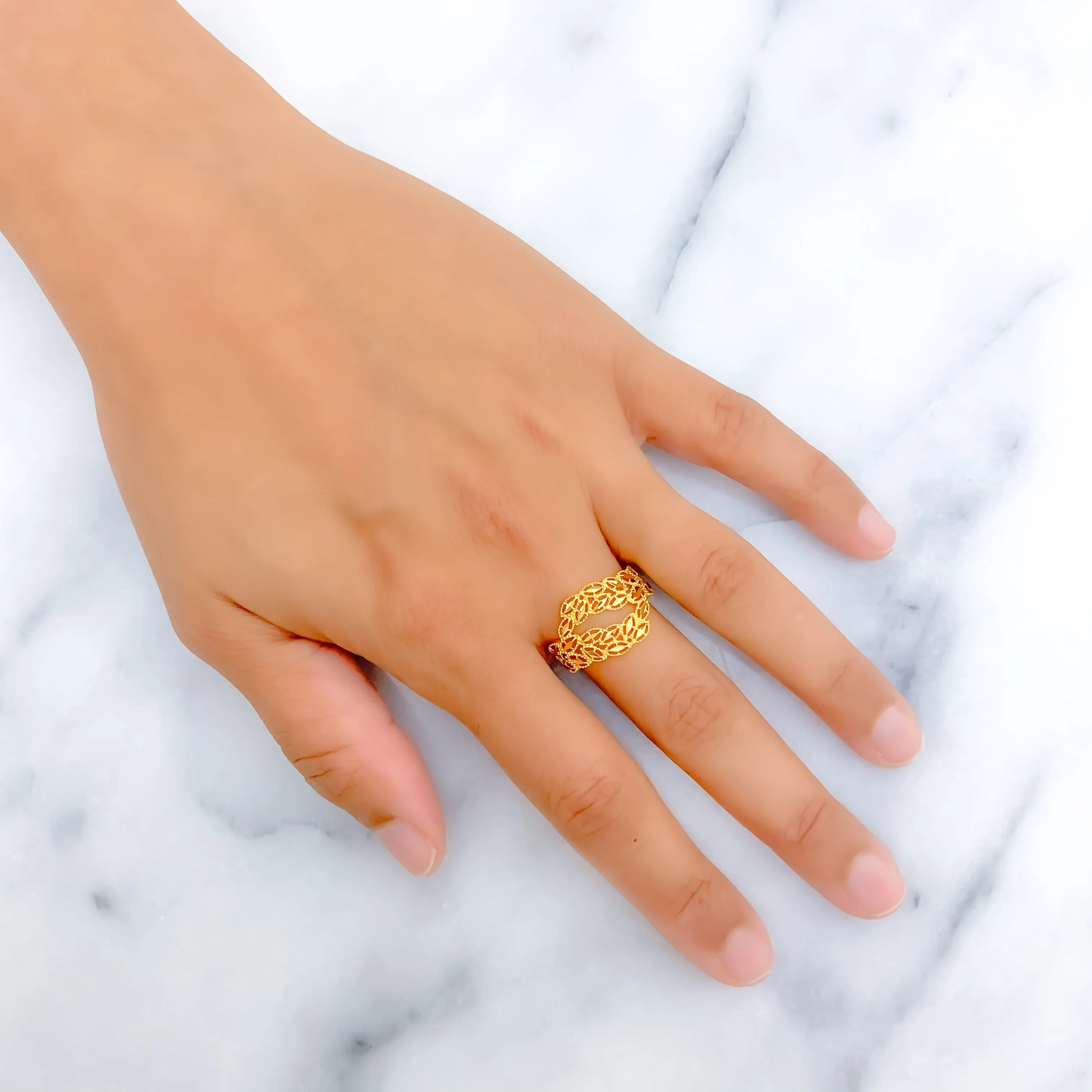 Majestic Refined 22k Gold Ring
