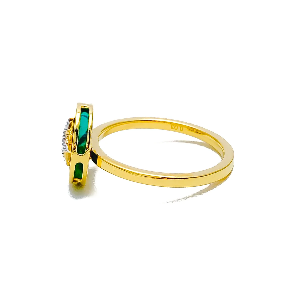 Majestic Star Accented 18K Gold   Diamond Ring