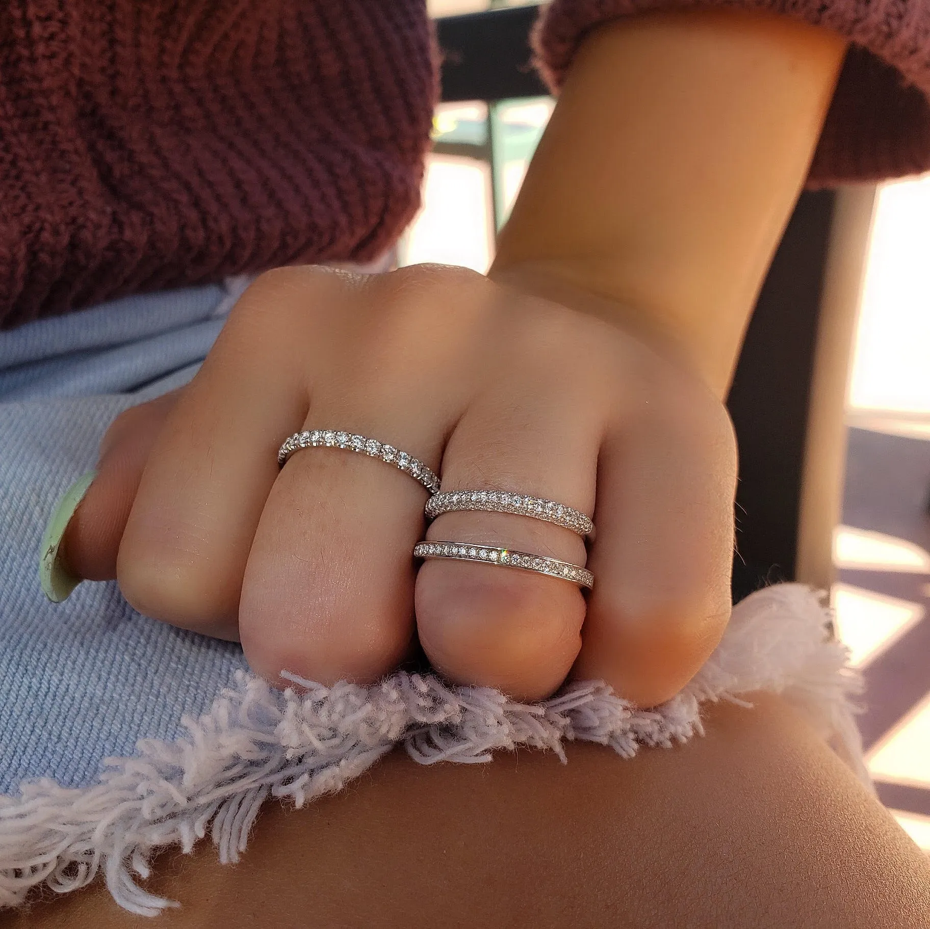 Makai Pave Diamond Ring Band
