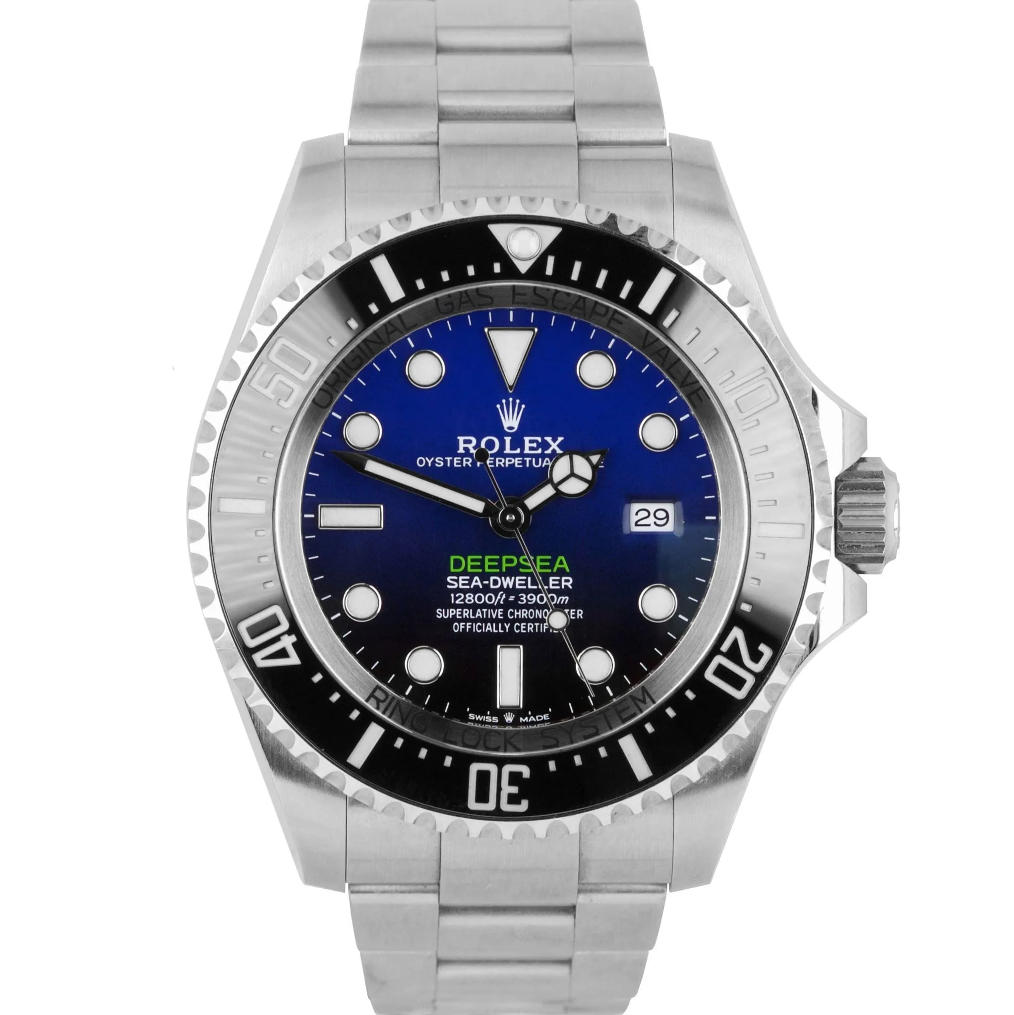 MARCH 2021 Rolex Sea-Dweller Deepsea James Cameron Blue 44mm 126660 Watch B P