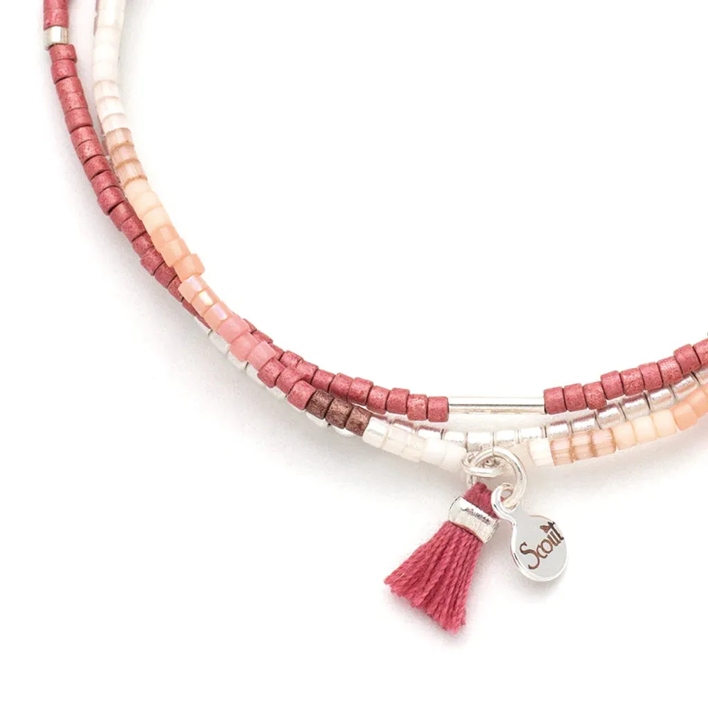 MB002 Chromacolor Bracelet Trio Blush Multi Silver