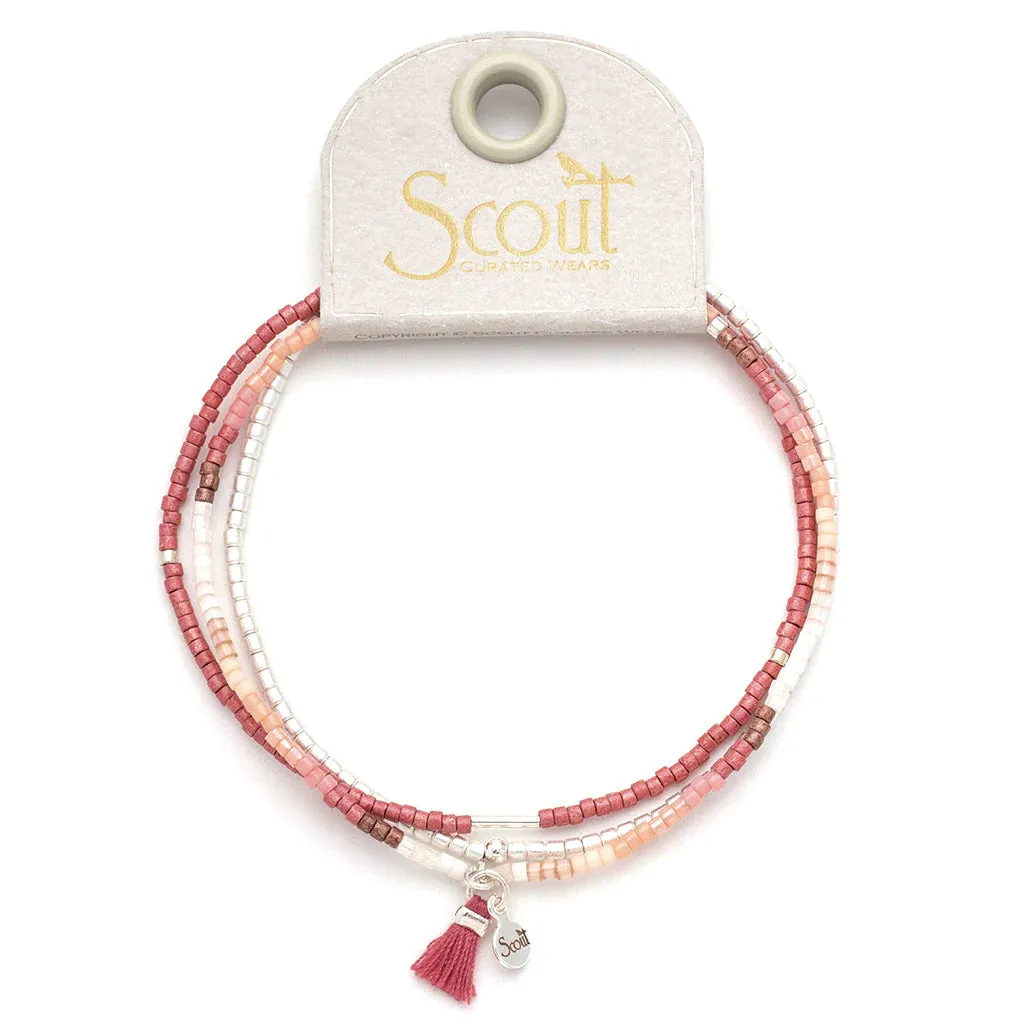 MB002 Chromacolor Bracelet Trio Blush Multi Silver