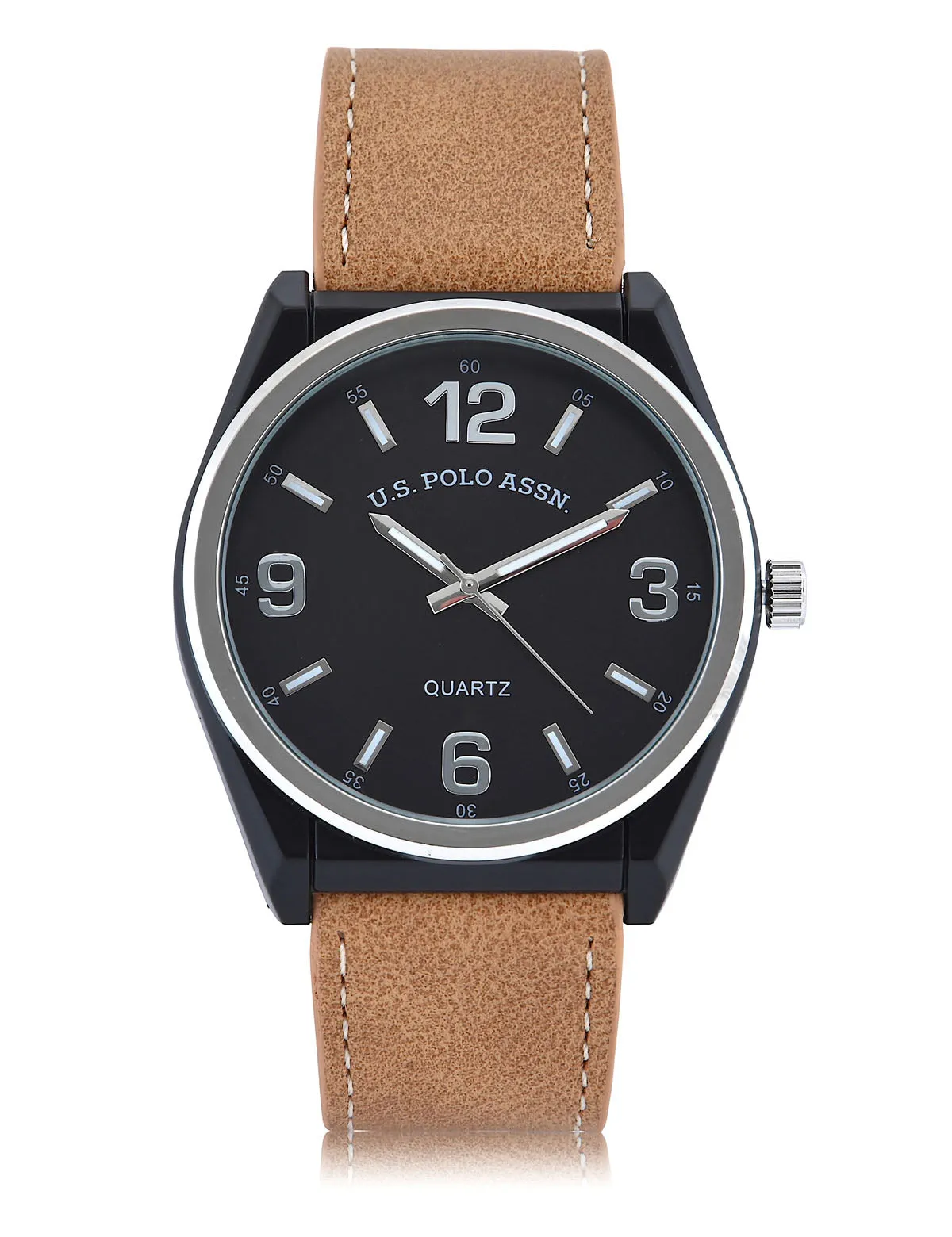 MENS CLASSIC BROWN STRAP WATCH