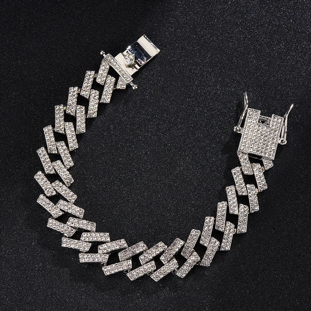Men's Stylish Rhinestone Bracelet