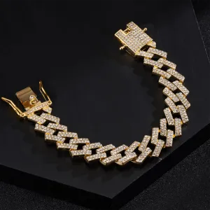 Men's Stylish Rhinestone Bracelet
