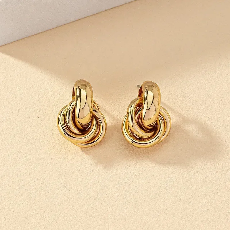 Mia Silver Luxe Studs