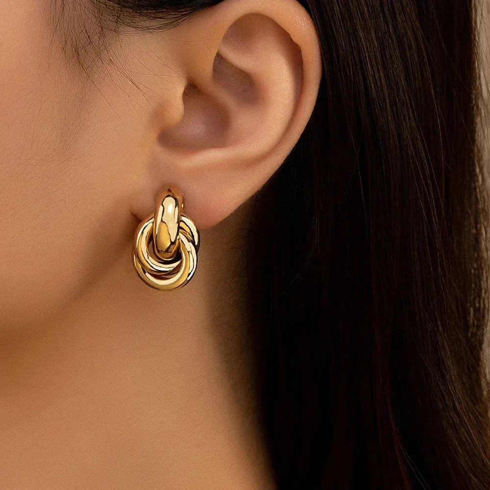 Mia Silver Luxe Studs