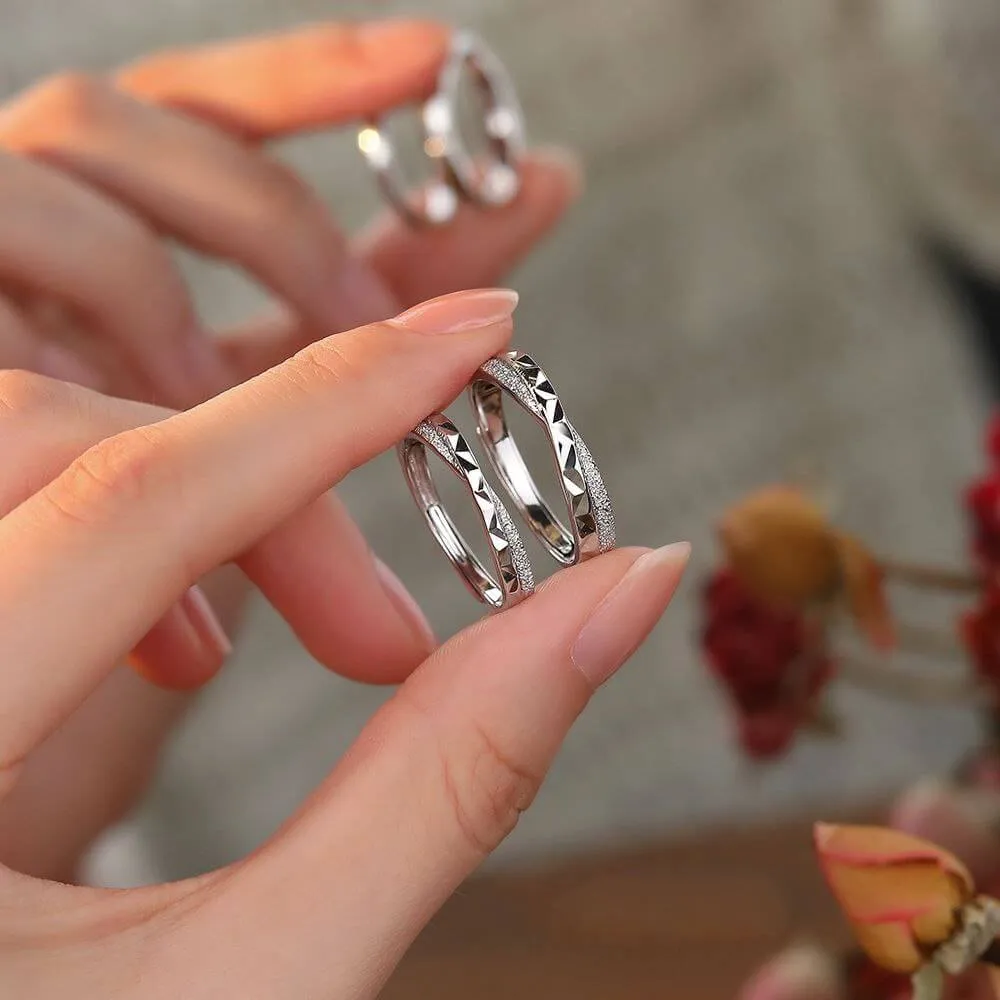 Minimalist Luxury Matching Rings