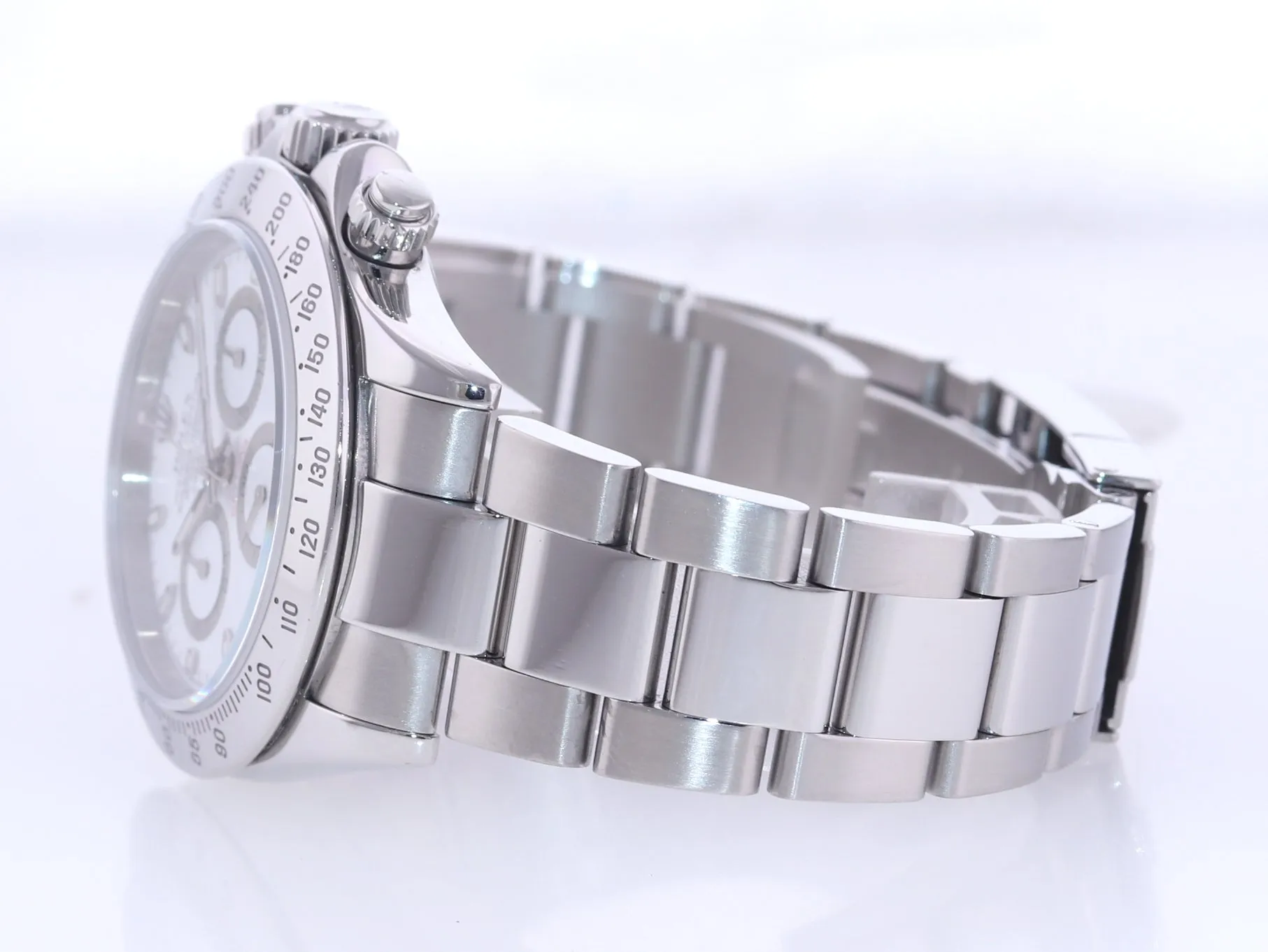 MINT 2008 PAPERS Rolex Daytona 116520 White Dial Steel 40mm Watch Box