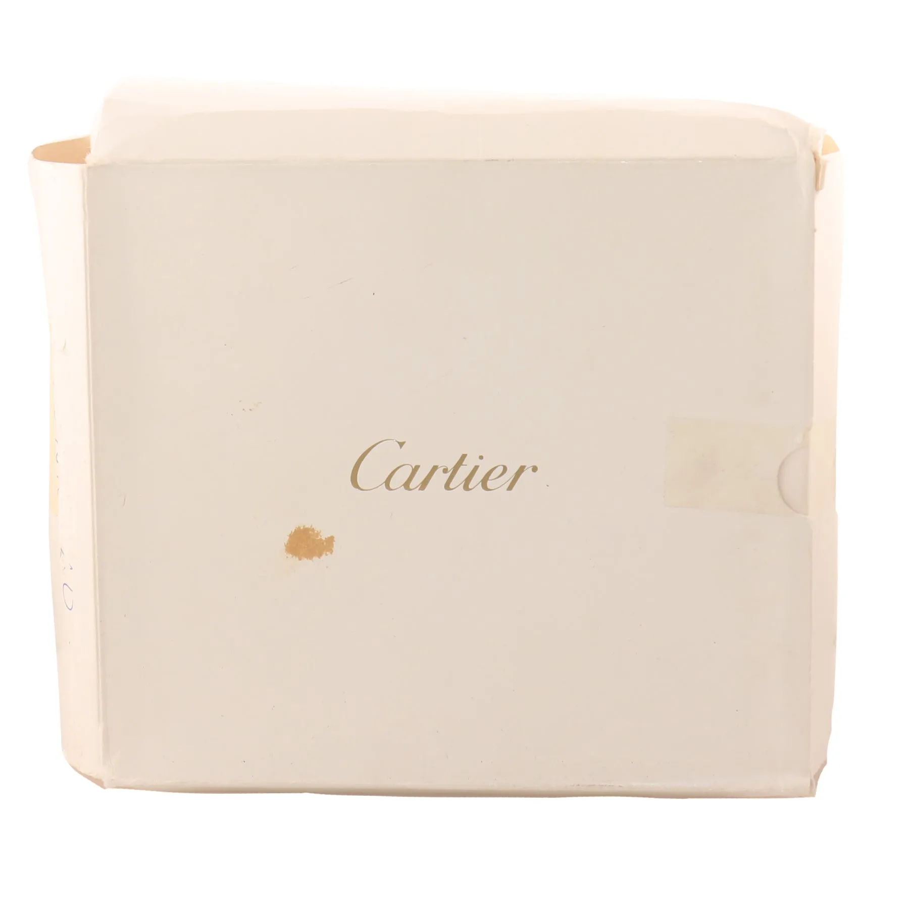 MINT Ladies Cartier Tank Francaise 2384 Stainless Steel Ivory Roman Quartz Watch