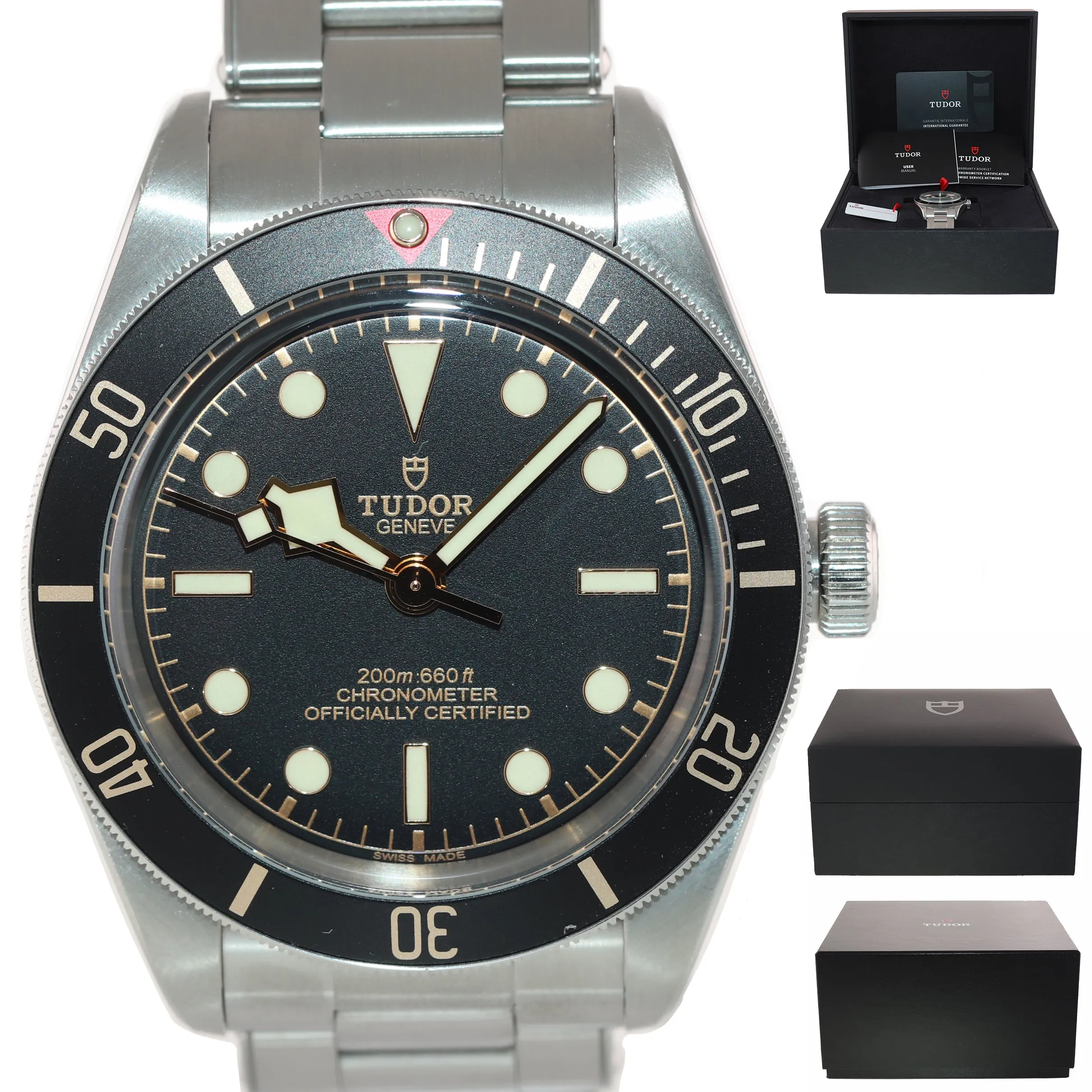 MINT PAPERS 2020 Tudor Black Bay Fifty-Eight 58 39mm Steel Watch 79030N