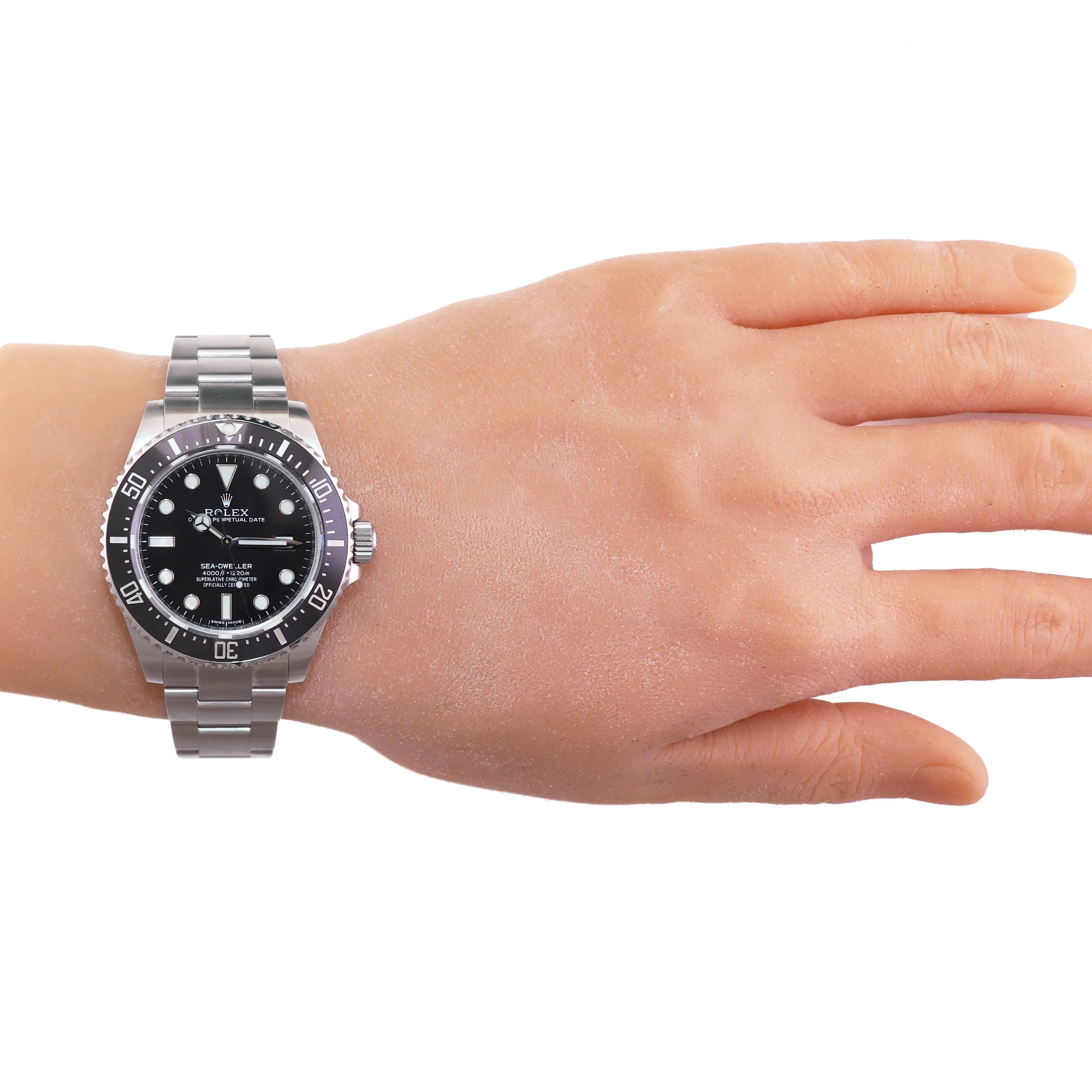 MINT Rolex 116600 Seadweller SDK4 4000 Steel Black 40m Ceramic Dive Watch Box