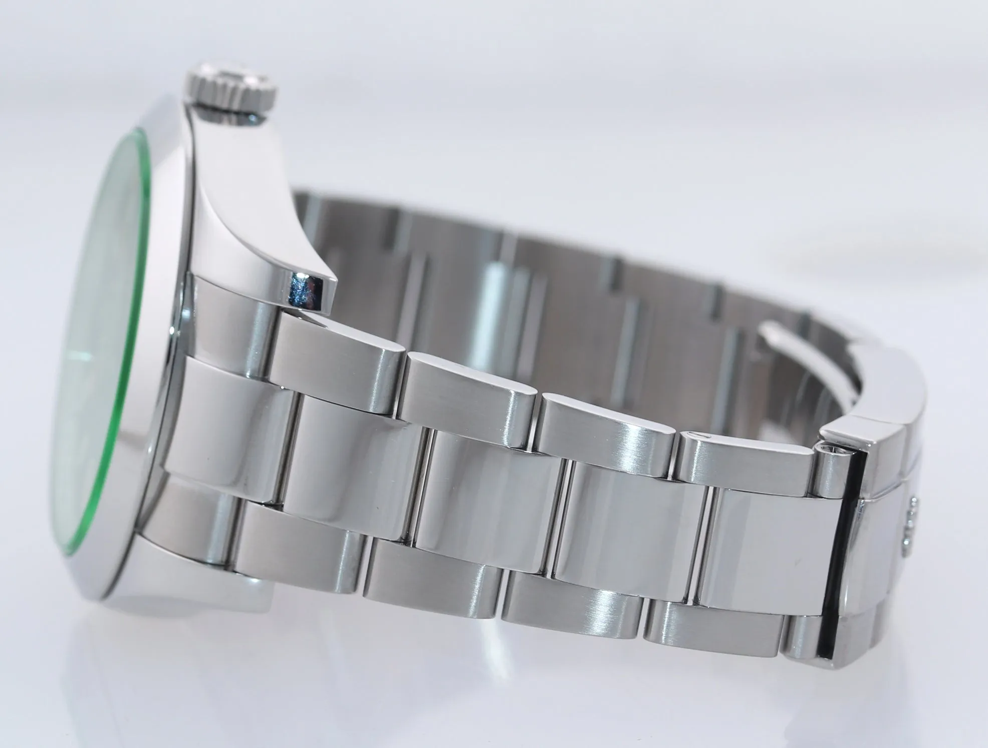 MINT Rolex Milgauss 116400 Stainless Steel Black Dial 40mm Watch and Box