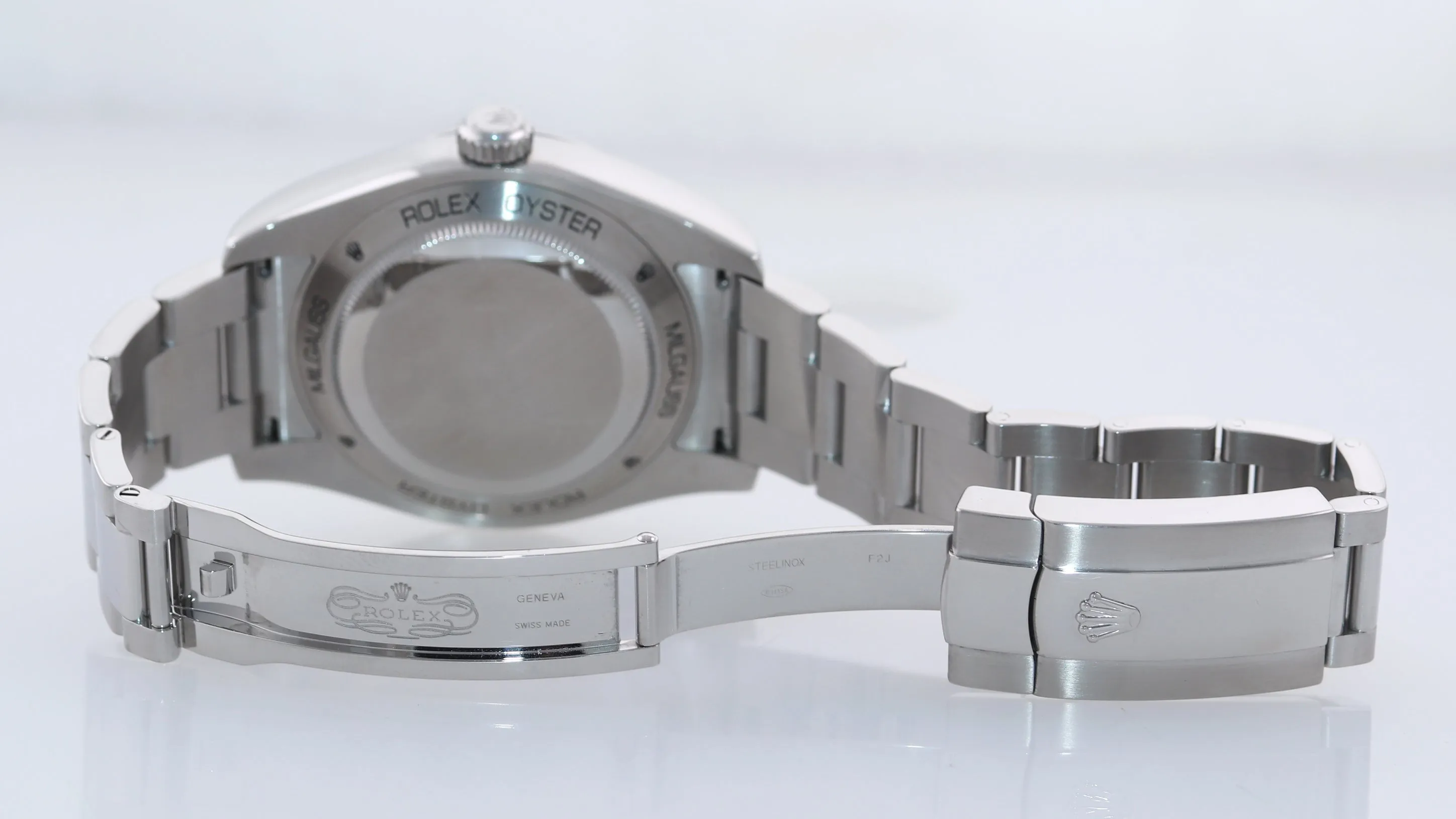MINT Rolex Milgauss 116400 Stainless Steel Black Dial 40mm Watch and Box