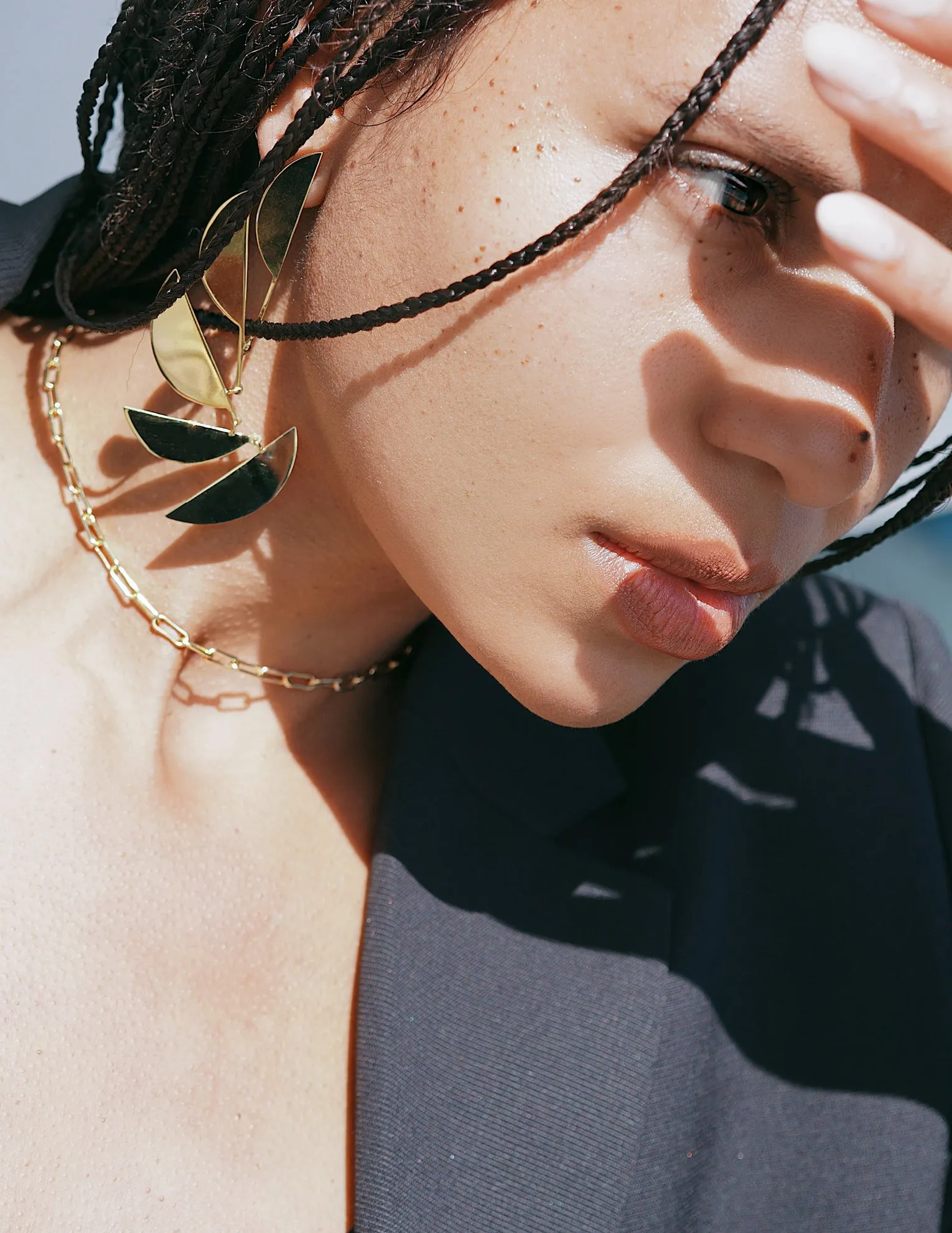 Mobile earrings <br>Gold Vermeil