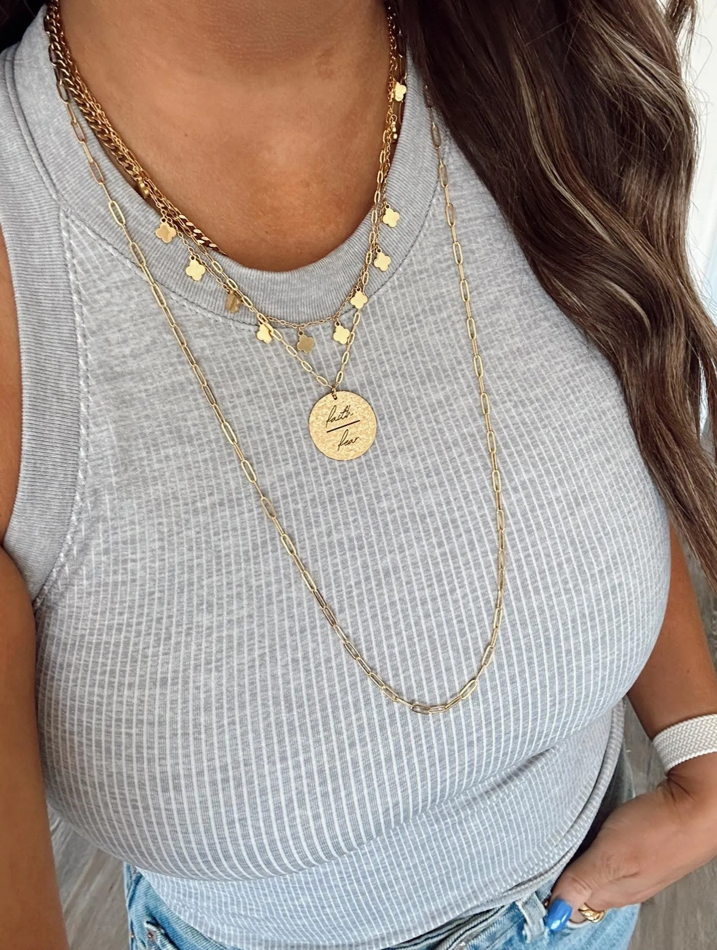 Modern Day Mama Be Bold 316L Stainless Steel Layering Trio