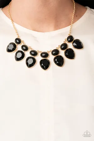 Modern Masquerade Black Paparazzi Necklace