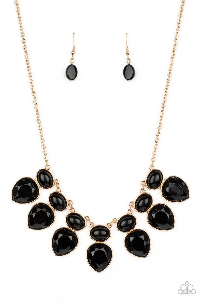Modern Masquerade Black Paparazzi Necklace