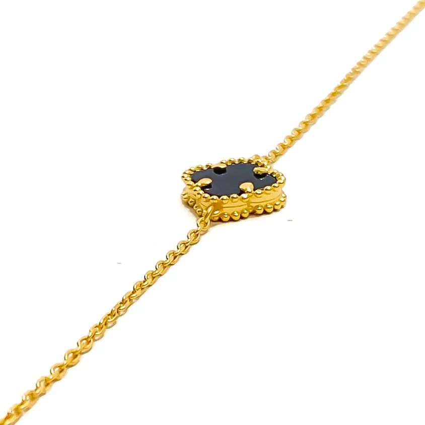 Modern Stylish 21k Gold Bracelet