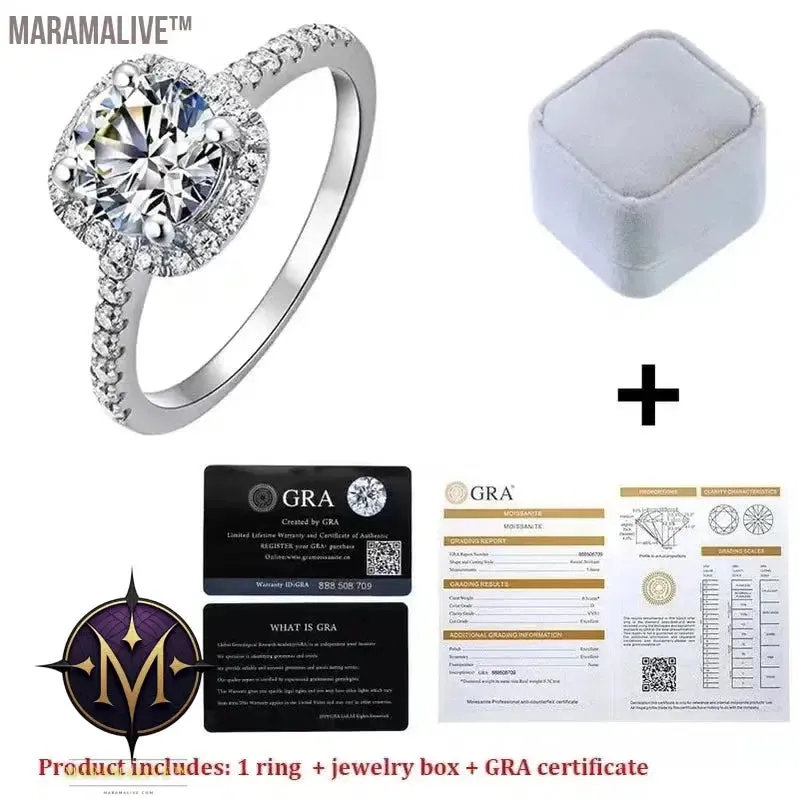 Moissanite & Diamond Ring - Unique, Affordable Alternative